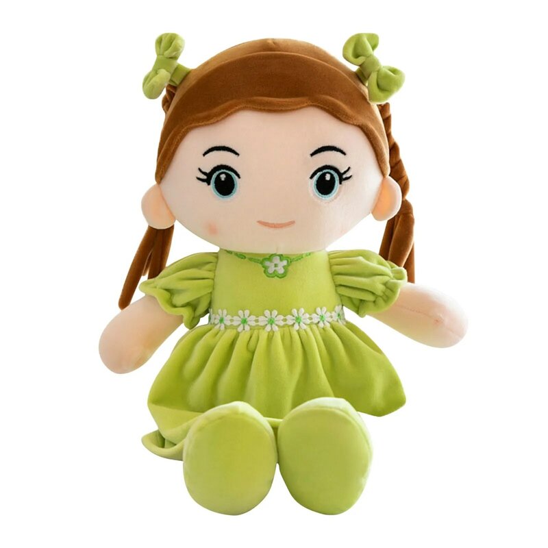 Kawaii Prinses Knuffels Handgemaakte Lappenpoppen Voor Thuis Decoratie En Interieur Ontwerp 14 Inch Gift Speelgoed Baby Geschenken Pluche speelgoed