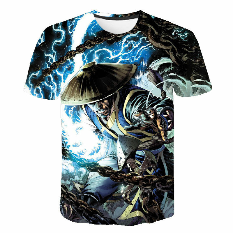 T-shirt Mortal Kombat 3D pour hommes et femmes, Streetwear décontracté à manches courtes, à la mode, Cool imprimé, garçon et fille, 2021
