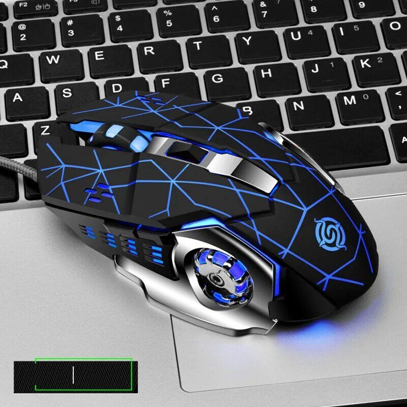 Gorący sprzedawanie konkurs Viper Q5 USB przewodowy 4 stopnie DPI 1200/1600/2400/3200 6 przycisków gry Online konkurencyjna mysz