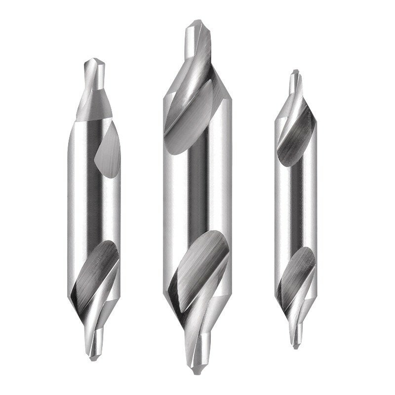 Center Drill Spiral Groove Type A Center Drill Bit Centering Drill Positioning Drill Type A Chamfer Drill CNC Woodworking Metal