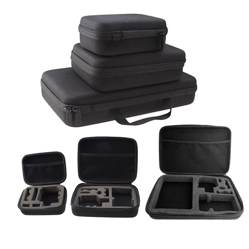 المحمولة حمل حقيبة صغيرة متوسطة كبيرة الحجم ملحق مكافحة صدمة حقيبة التخزين ل بطل 3/4 SJCAM M20 SJ6 SJ7 SJ4000 عمل الكاميرا