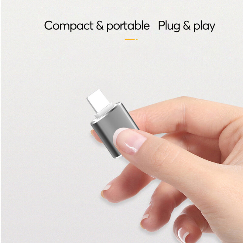 Ginsley Lightning To USB3.0อะแดปเตอร์ Usb Card Reader เชื่อมต่อแฟลชไดรฟ์แป้นพิมพ์เมาส์สำหรับ iPhone 7 8 11 X IOS13