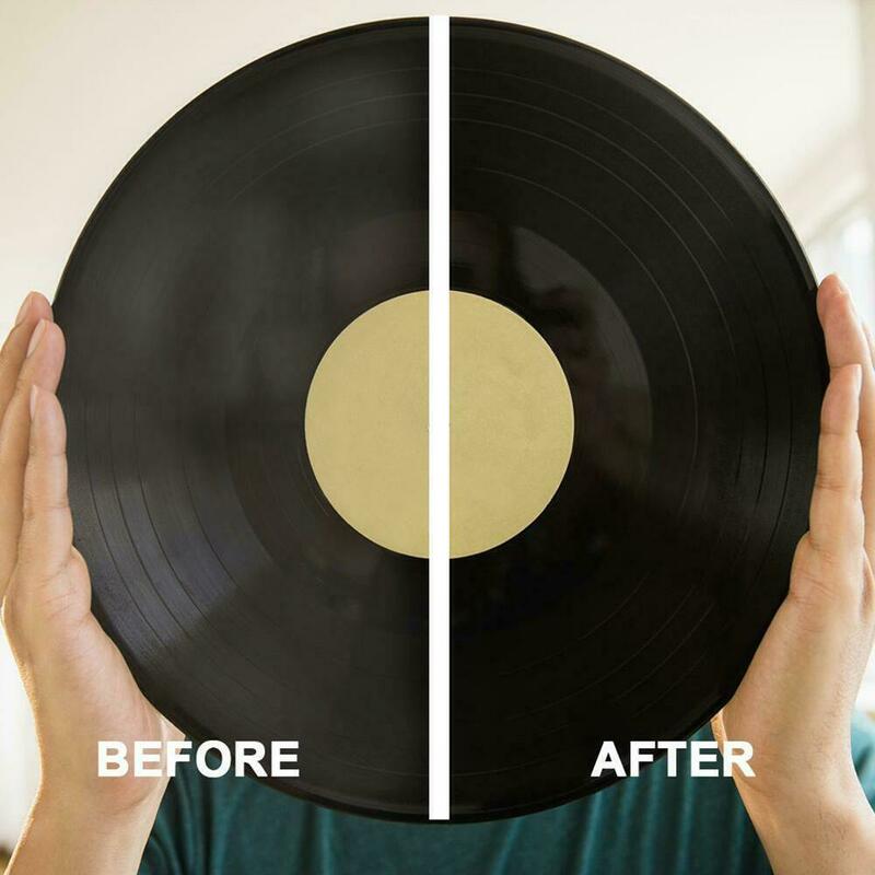 30/100ml Vinyl Crackles Remover płyta winylowa płyn czyszczący z szczotka do czyszczenia pomaga w redukcji wyskakujących i trzasków