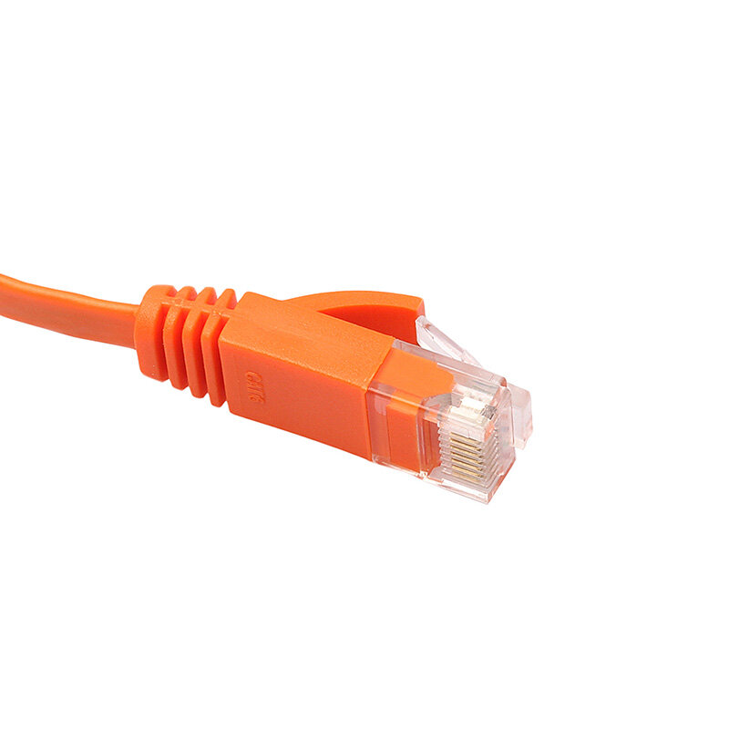 Ethernet CAT6 sieć internetowa płaski przewód Patch Lead RJ45 do routera PC