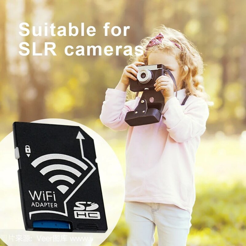 Micro TF Converter Wifi การ์ด SD แฟลชการ์ดกล้องคุณภาพสูงรูปภาพไร้สายส่งสำหรับกล้อง Canon