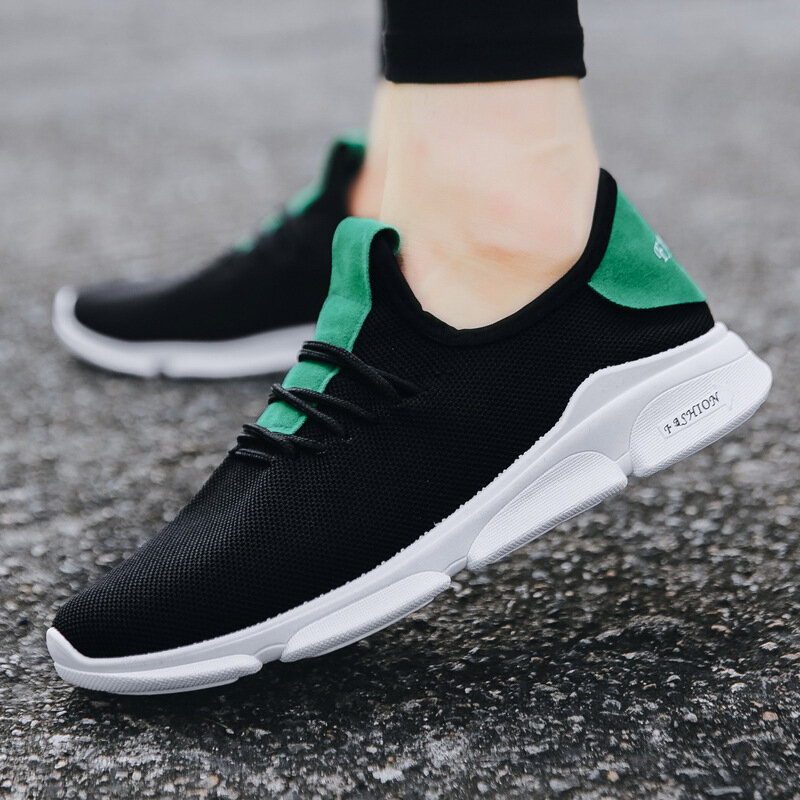 2021 New Breathable Air Mesh Men'S Shoes Fashion Summer Man Sneakers Comfortable Men Casual Shoes Big Size 39-44 Men'S Sneakers