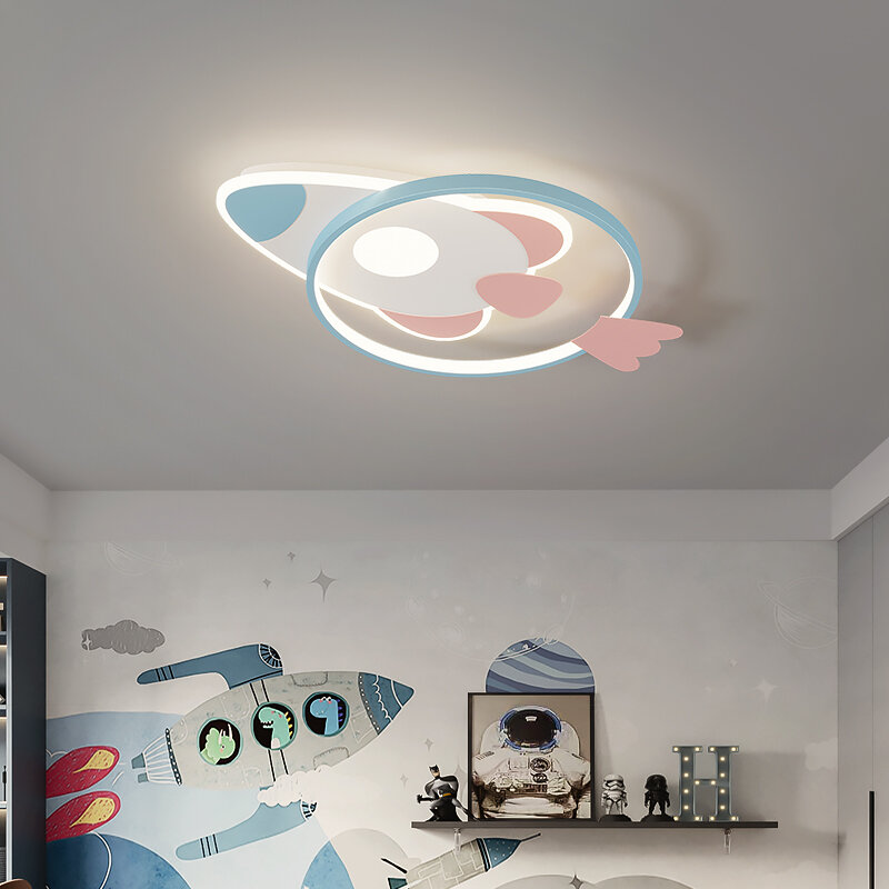 Lampadario a soffitto moderno per bambini camera da letto a colori soggiorno nordico studio Baby room illuminazione domestica lampadario a Led decorativo