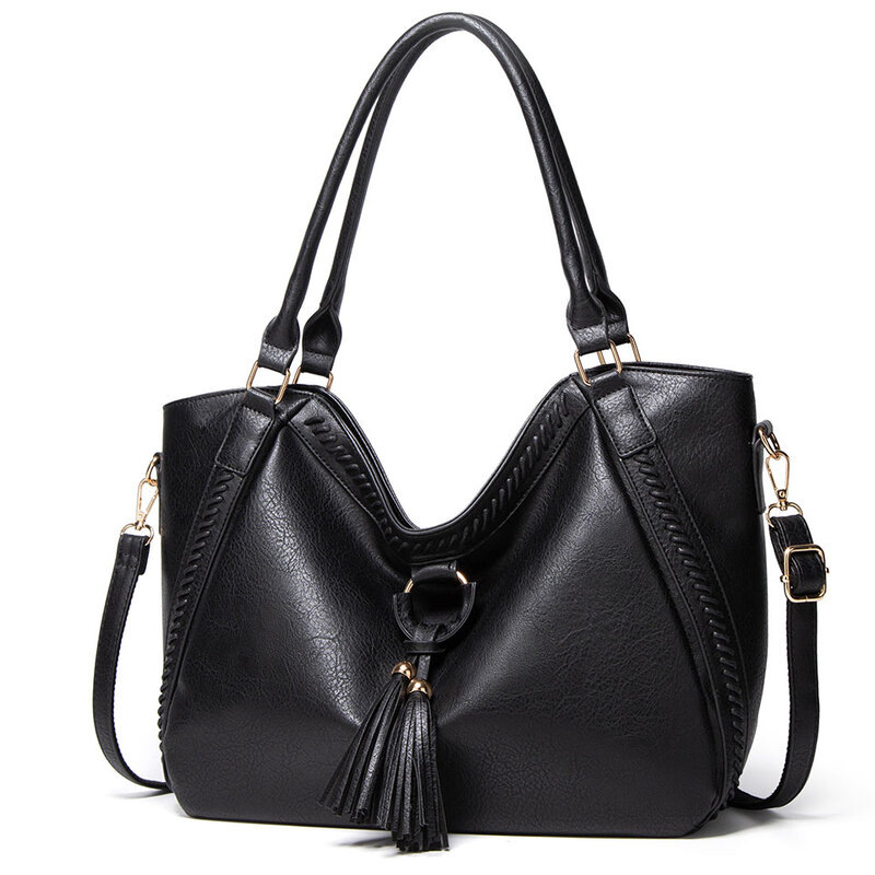 Fashion Women Handbags Luxury Designer 2020 Ladies Hand Bags PU Leather Women Shoulder Bag Big Tassel Tote Female Top Handle Bag