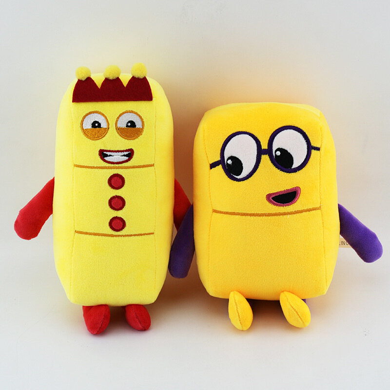 Numberblocks-juguetes de peluche para niños, figuras de dibujos animados Kawaii, animación educativa, Matemáticas
