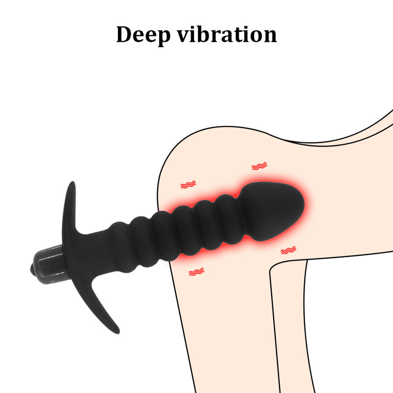 EXVOID Dildo Vibrators Sex Toys for Women Men Gay Silicone Erotic Anal Beads Butt Plug for Beginner Anal Plug Vibrator