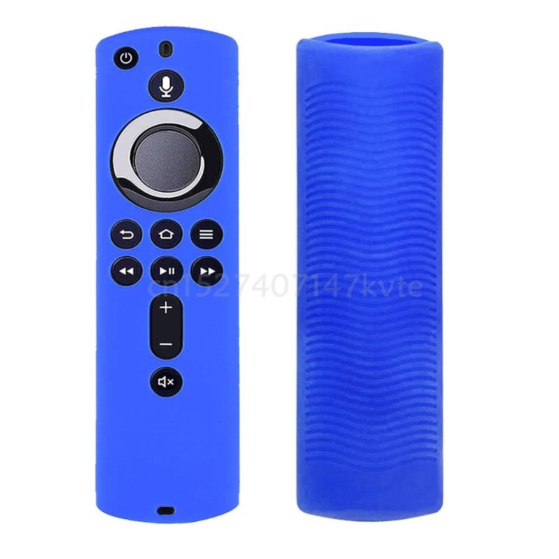 Protective Case 5.9 Inch Cover Silicone Sleeve Shockproof Anti-Slip Replacement for Amazon Fire TV Stick 4K Remote Control