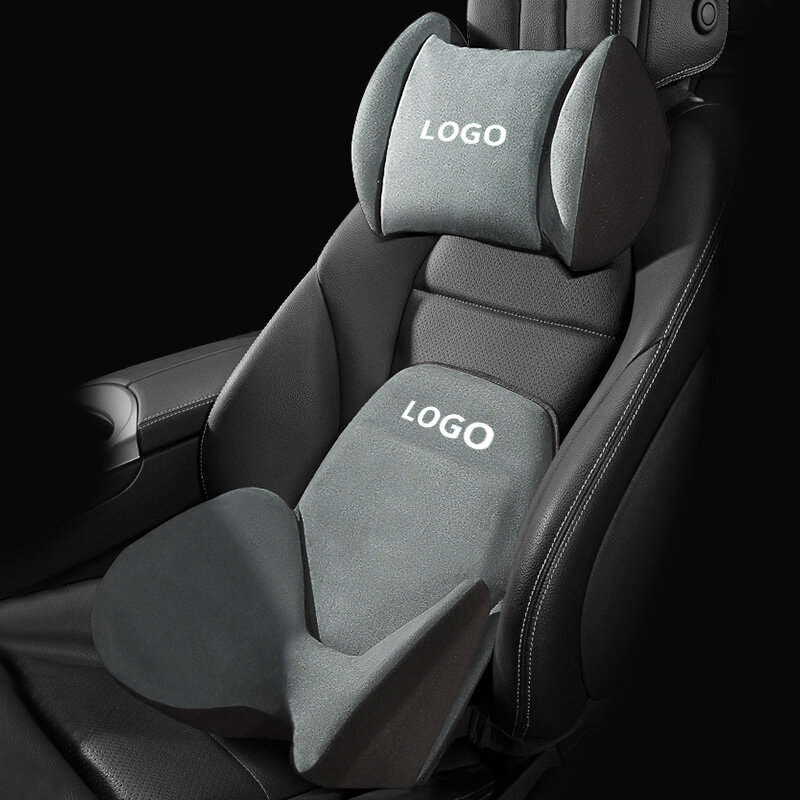 เปิดขนสัตว์สำหรับ Land Rover Headrest Lumbar Cushion Range Rover Executive Edition Aurora Discovery Sport 45คอหมอน