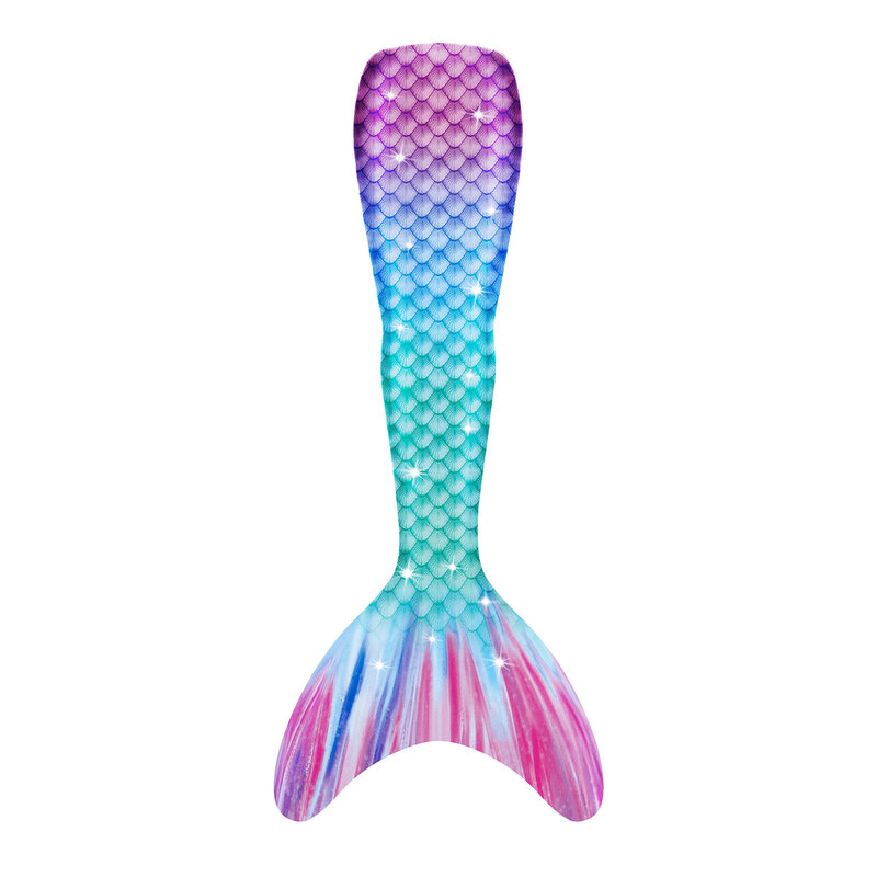 Mermaid Tails Bathing Beach Swimmable Little Mermaid Costume No Monofin Dress for Women Girls Queue De Sirene Clothes