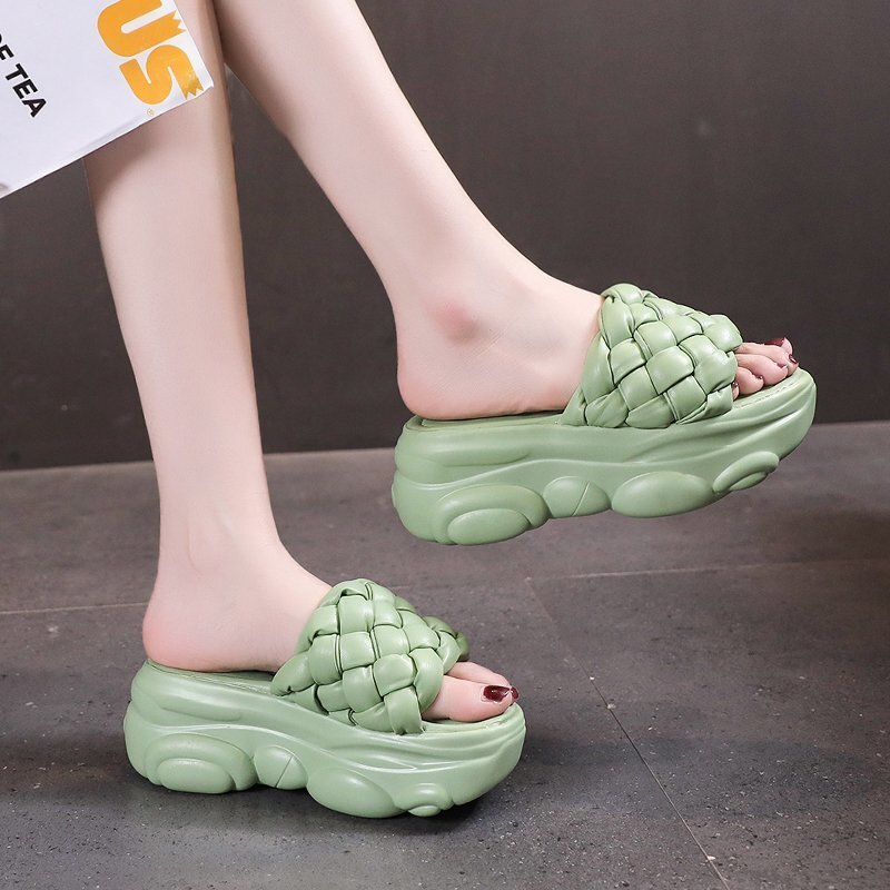 Zapatillas De plataforma antideslizantes para Mujer, Zapatos De playa al aire libre, sandalias con cuñas, chanclas De verano