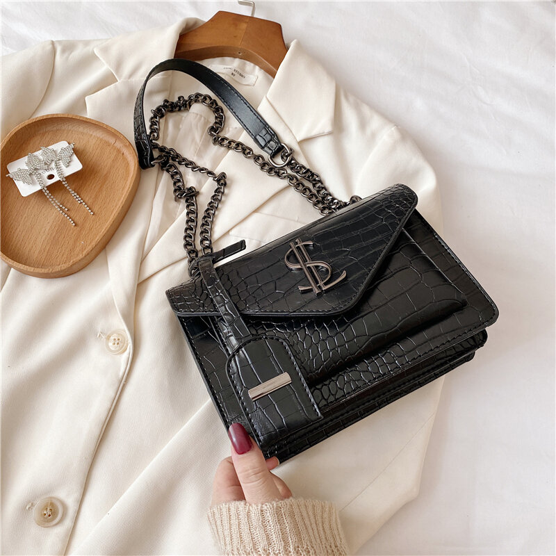 Sacs à main de luxe de marque célèbre pour femmes, sacs de styliste classique à carreaux, sacs à bandoulière en cuir pu pour femmes, sacoches