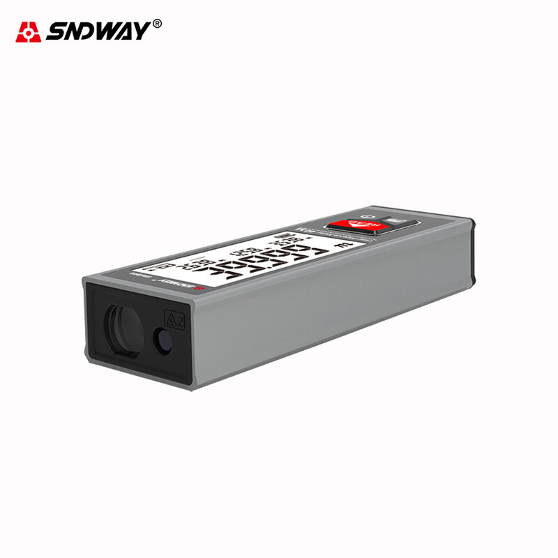 SNDWAY telemetro Laser misuratore di distanza Laser portatile 40M 50M 60M segmento Display digitale LCD misuratore di nastro Laser elettronico