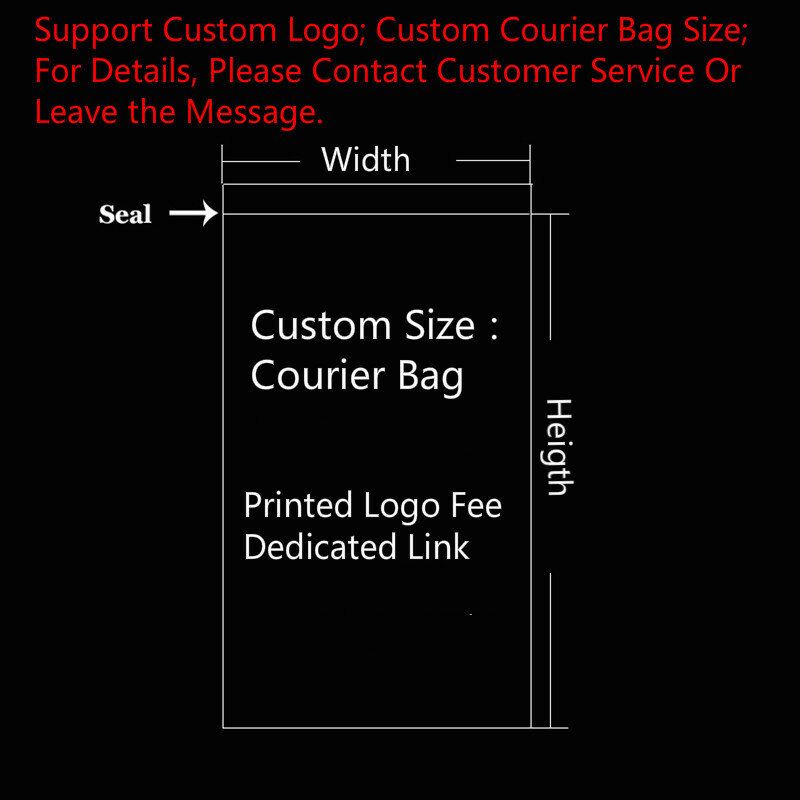 Mail Bag Custom Printed Logo Custom Courier Bag Size Wholesale Order Payment Refund Dedicated Link