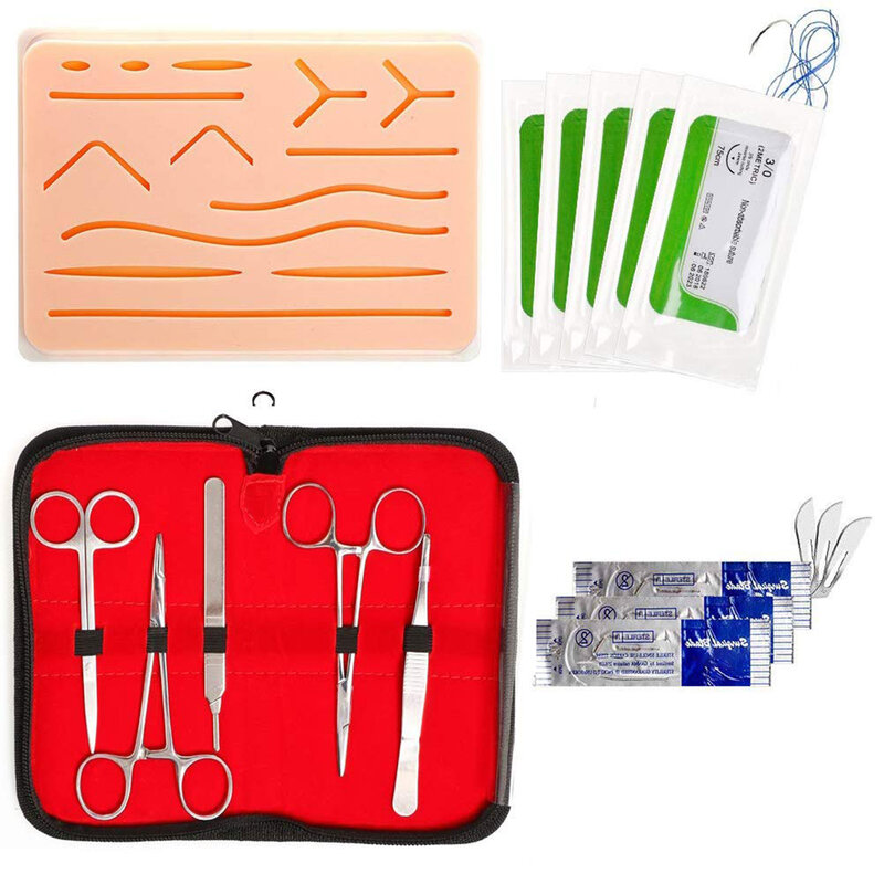Kit de sutura todo incluido, para desarrollar y refinar técnicas de sutura NE