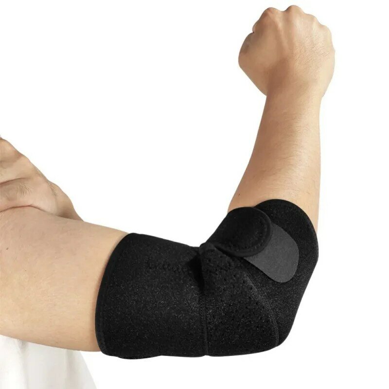 야외 스포츠 조절 가능한 팔꿈치 붕대 통기성 가압 팔꿈치 패드 안전 공 체육관 팔 슬리브 패드 보호대