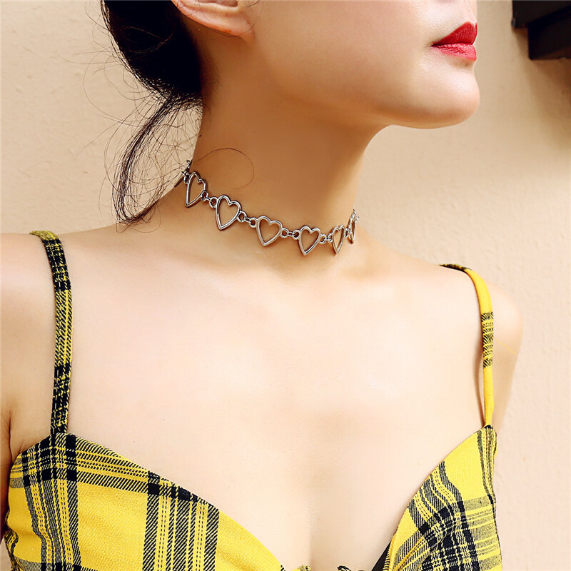 2020 colar de pingente de cristal de várias camadas coreano para mulheres lua estrela crescente forma gargantilha colar corrente moeda colar