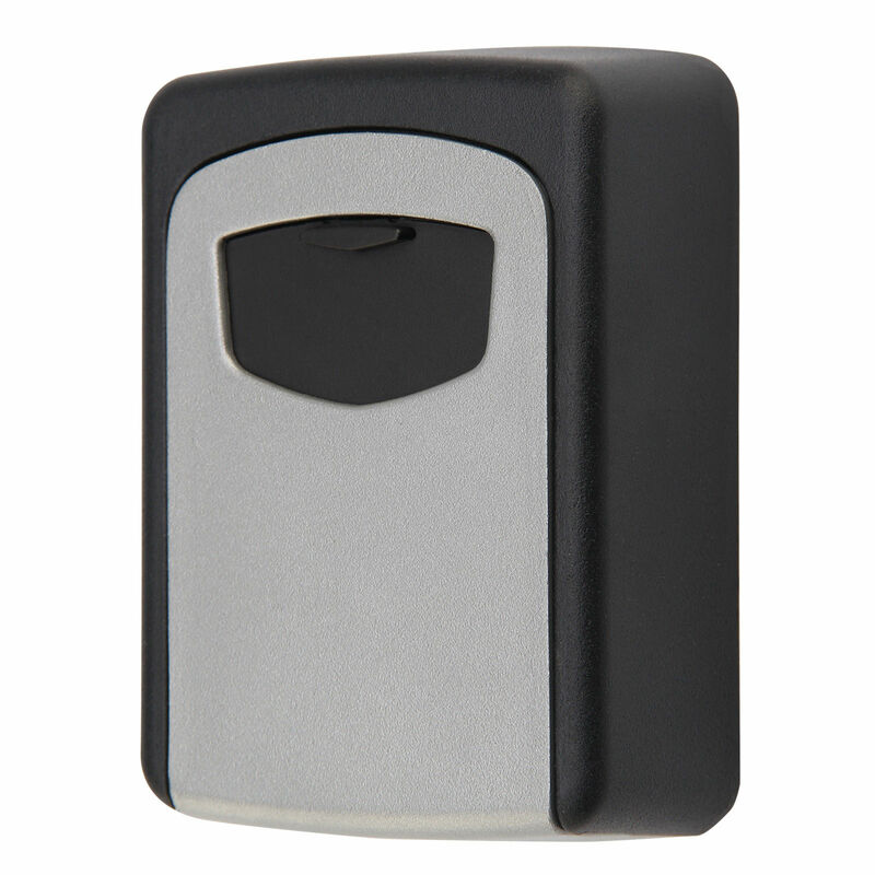 Cofre de parede para chaves, combinação de 4 dígitos, chave de segurança, durável, armazenamento de chave, caixa de bloqueio