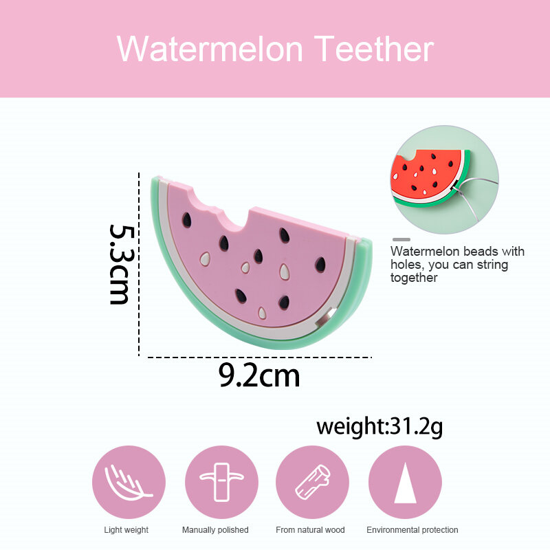 Wassermelone beißring silikon neue Neugeborenen Baby Infantil Zahnpflege Ausbildung Werkzeug Obst Zahnbürste Pflege Infant Geschenk