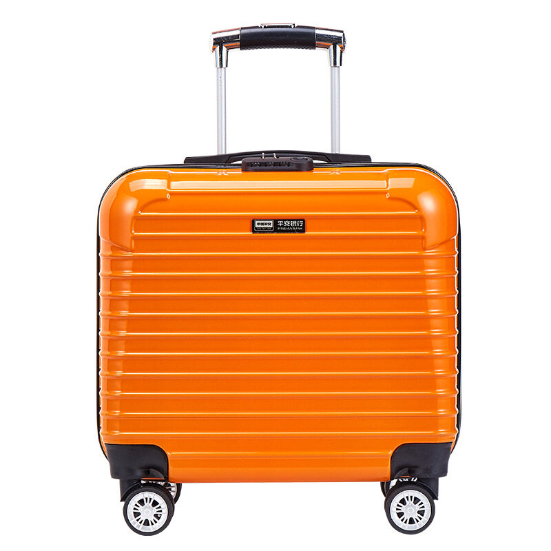 Mini equipaje naranja para mujer y hombre, de alta calidad, a la moda, 2021