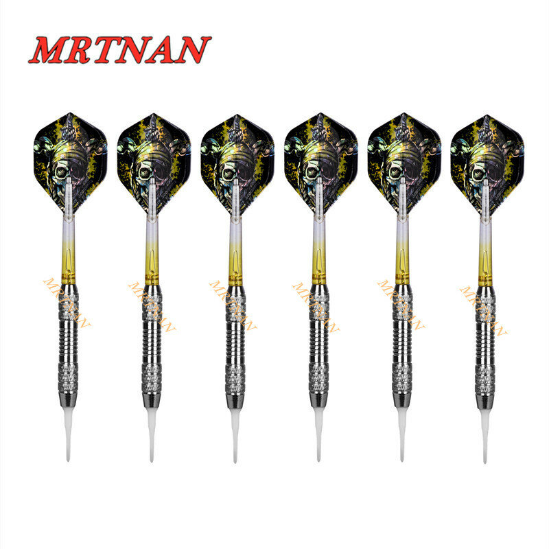 3pcs high quality 19g soft tip darts professional indoor plastic tip dart set for electronic dart game family gathering