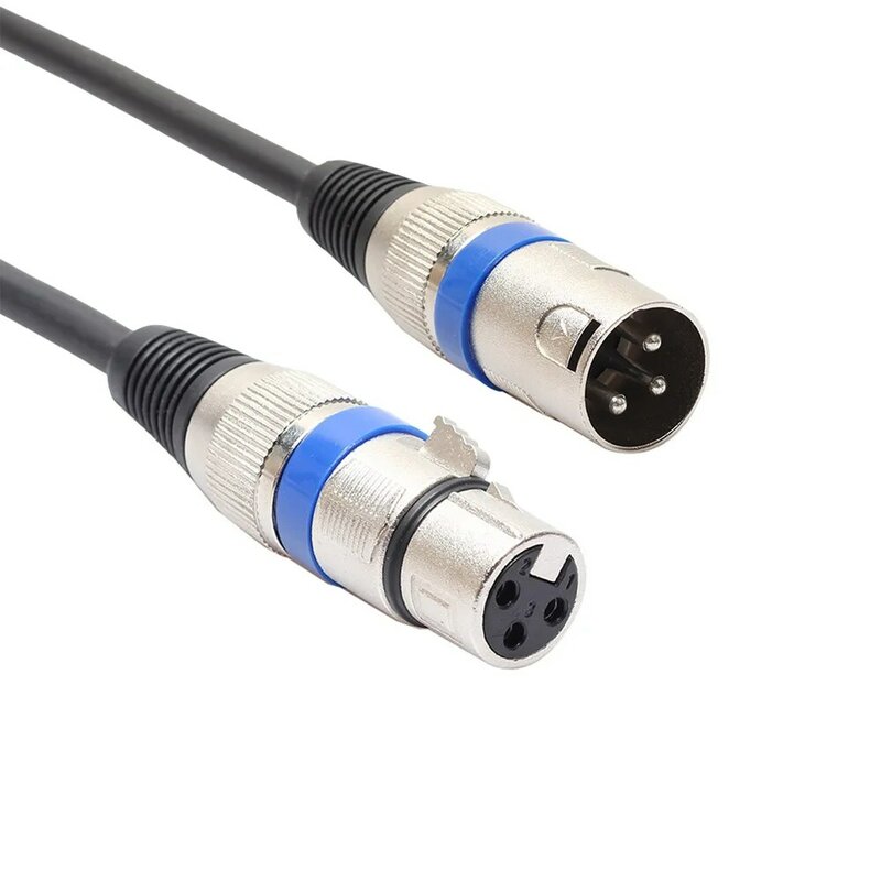 Câble XLR symétrique mâle à femelle de 30cm, pour Microphone, haut-parleurs Pro, matériel de sécurité de Transmission