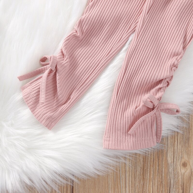 Conjuntos de roupas das meninas da criança crianças outono inverno t camisa calças terno natal meninas malha roupas rosa crianças roupas