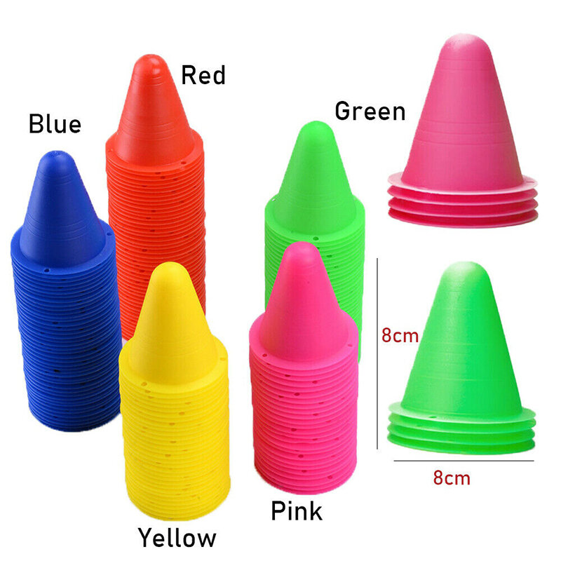 5 ชิ้น/เซ็ตสเก็ตMARKER Cones RollerฟุตบอลบาสเกตบอลRoller Skateboardอุปกรณ์การฝึกอบรมเครื่องหมายถ้วยพลาสติกกีฬา...