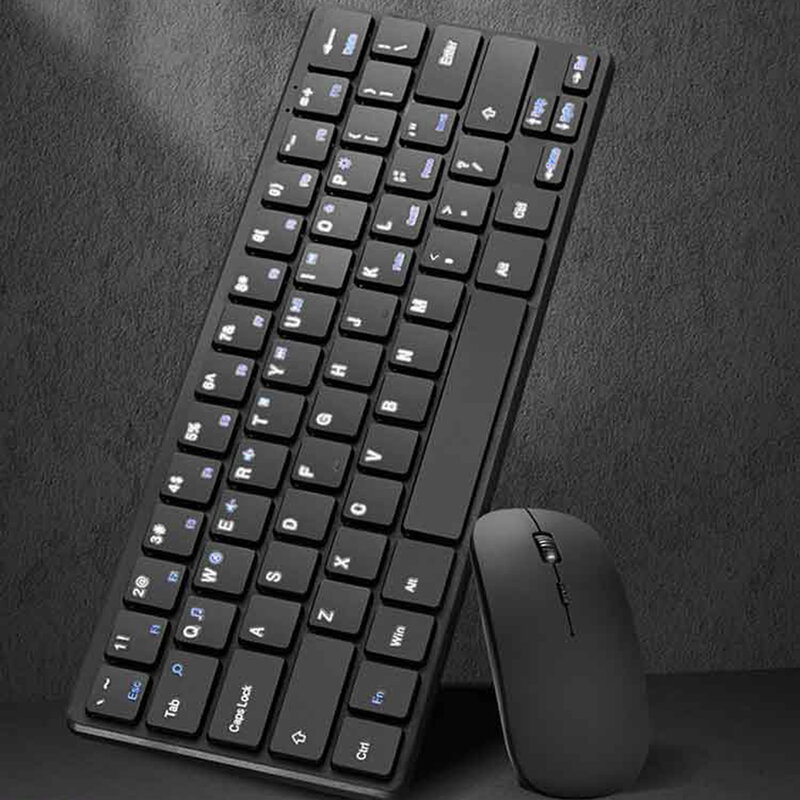 2.4g sem fio mouse teclado combo portátil 3 engrenagens 1200dpi mini ergonômico mouse conjunto de teclado para computador portátil computador portátil tv notebook desktop