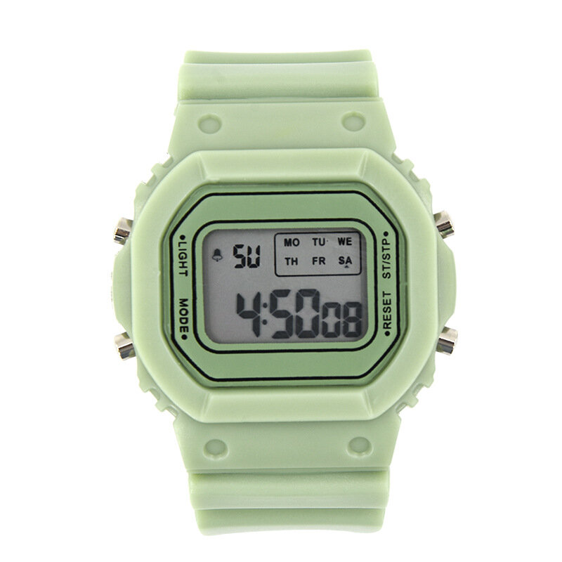 ซิลิโคน LED Watch 30M กันน้ำกีฬาสัปดาห์ปฏิทินนาฬิกาผู้หญิง Reloj ดิจิตอล Mujer Relogio Feminino สุภาพสตรีนาฬิกาของขว...