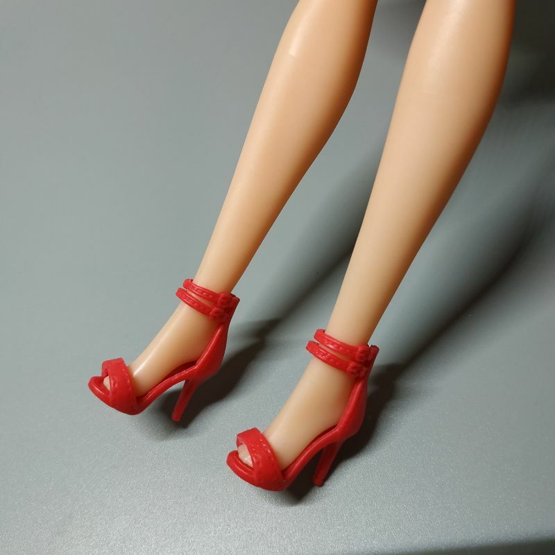 Variedad de zapatos para muñeca de 30cm, nuevos zapatos planos de tacón alto, regalo para niña, traje de 2,2 cm