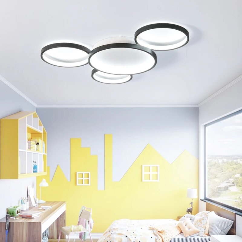 Lámpara de araña led regulable para sala de estar, restaurante, dormitorio, estudio, accesorio de techo para el hogar, nuevo diseño