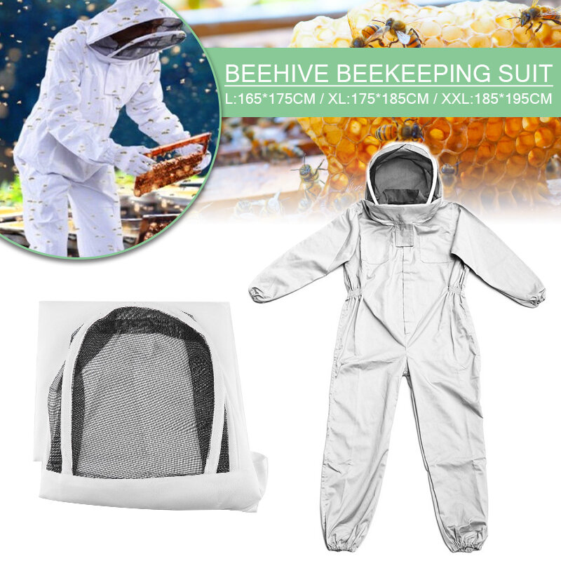 Anti-abelha casaco apicultura ferramentas especiais roupas de proteção apicultura terno apicultura vestuário equipamento do corpo
