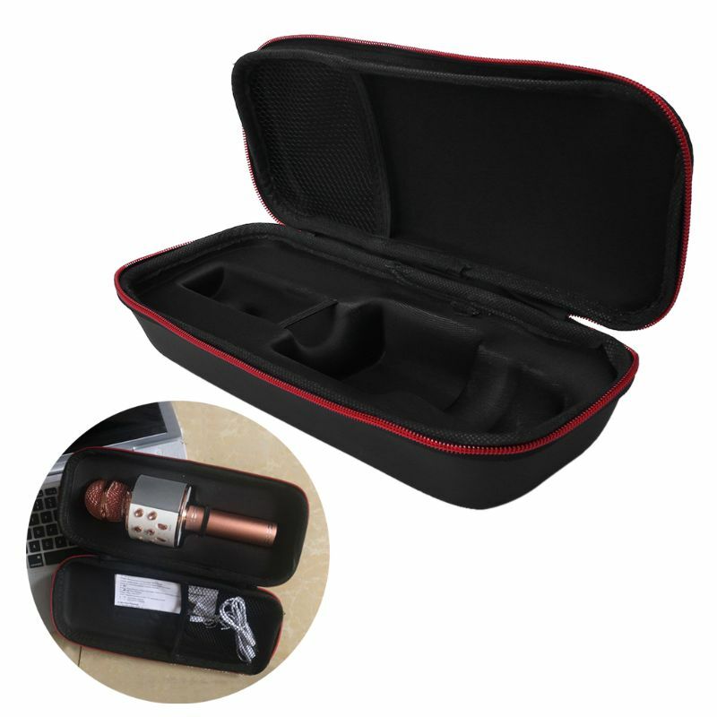 Microphone Storage Box Protective Bag Carrying Case Pouch Shockproof Travel Portable for ws858 Drop Shipping