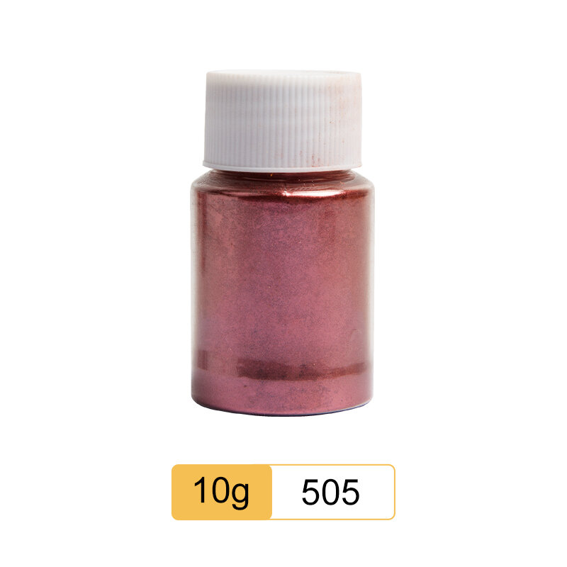 คุณภาพสูง Mica ผงอีพ็อกซี่เรซิ่น Dye Pearl Pigment DIY ตกแต่งเล็บ Natural Mica Mineral Powder ใหม่2021 10G/ขวด