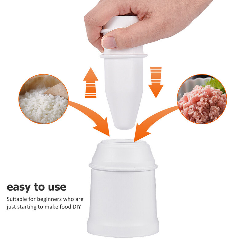 Arancini-Kit de molde reutilizable para Hacer bolas de carne, molde de plástico para Hacer bolas de arroz italiano, multiusos, hecho a mano, accesorios de cocina