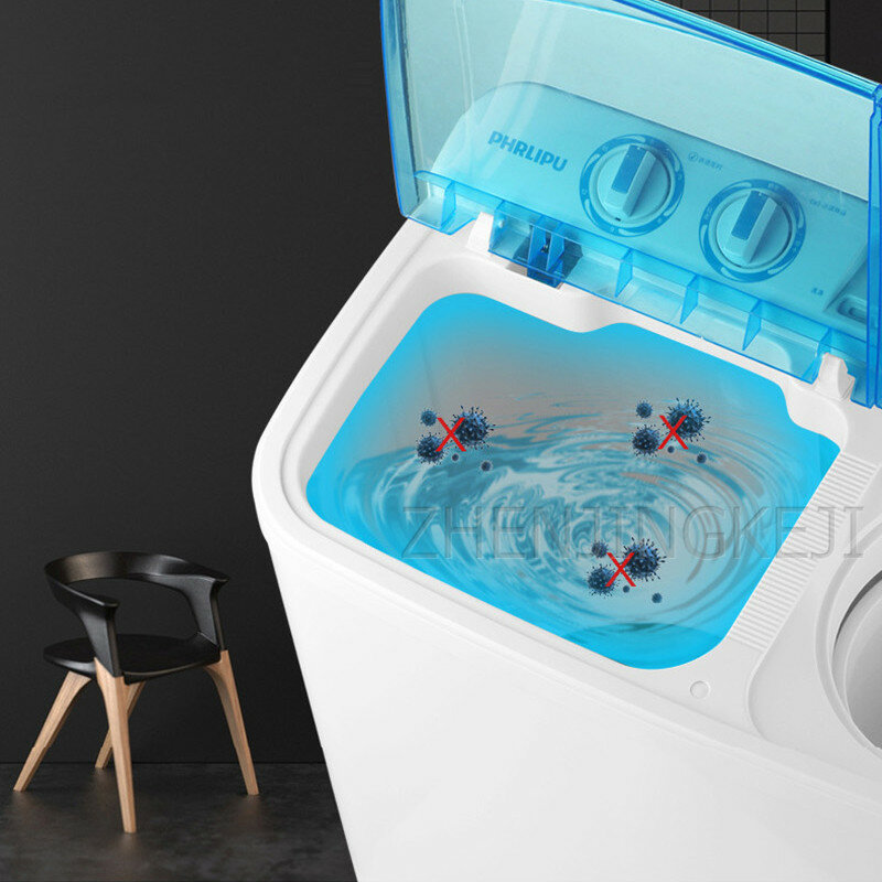 9.0KG lavatrice 450W doppio barilotto doppio cilindro semiautomatico ad alta capacità vestiti casa lavatrice apparecchi di pulizia
