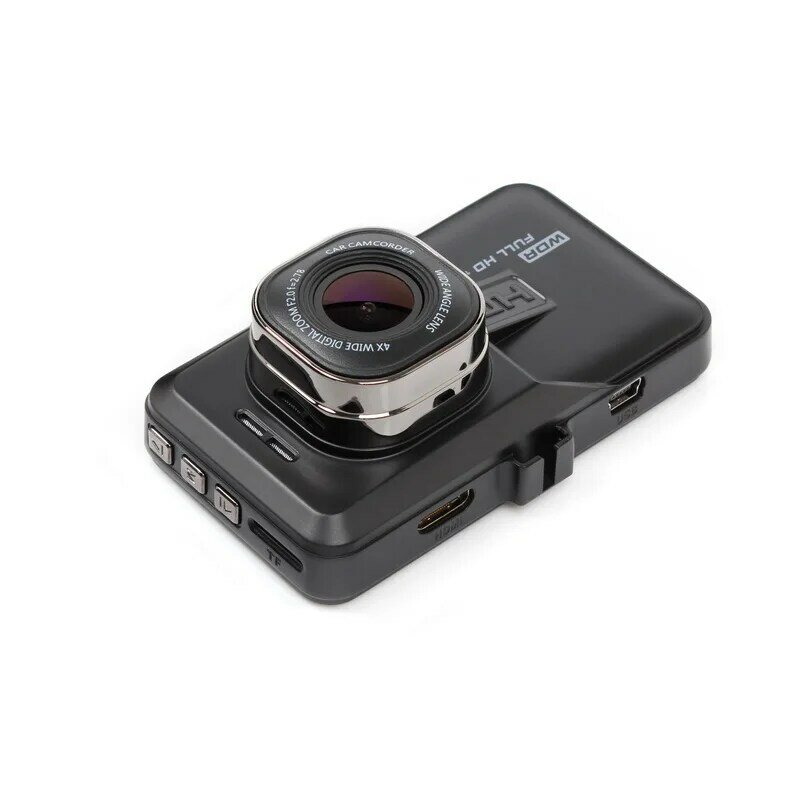 Câmera de vídeo para carro, hd 3.0 lcd hd 1080p, dvr, veículo, gravador, painel de câmera, visão noturna, preto
