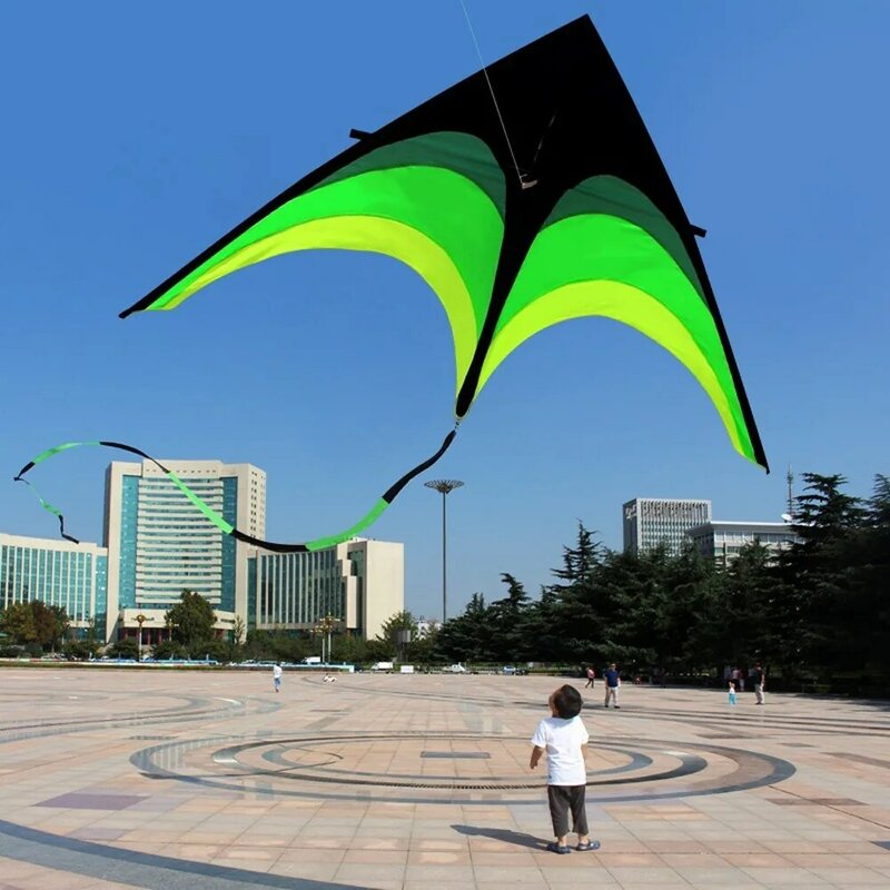 Mainan Layang-layang Anak-anak Aksi Garis Layang-layang Super Besar 160Cm Layang-layang Terbang Ekor Panjang Luar Ruangan Menyenangkan Olahraga Hadiah Pendidikan Layang-layang untuk Dewasa