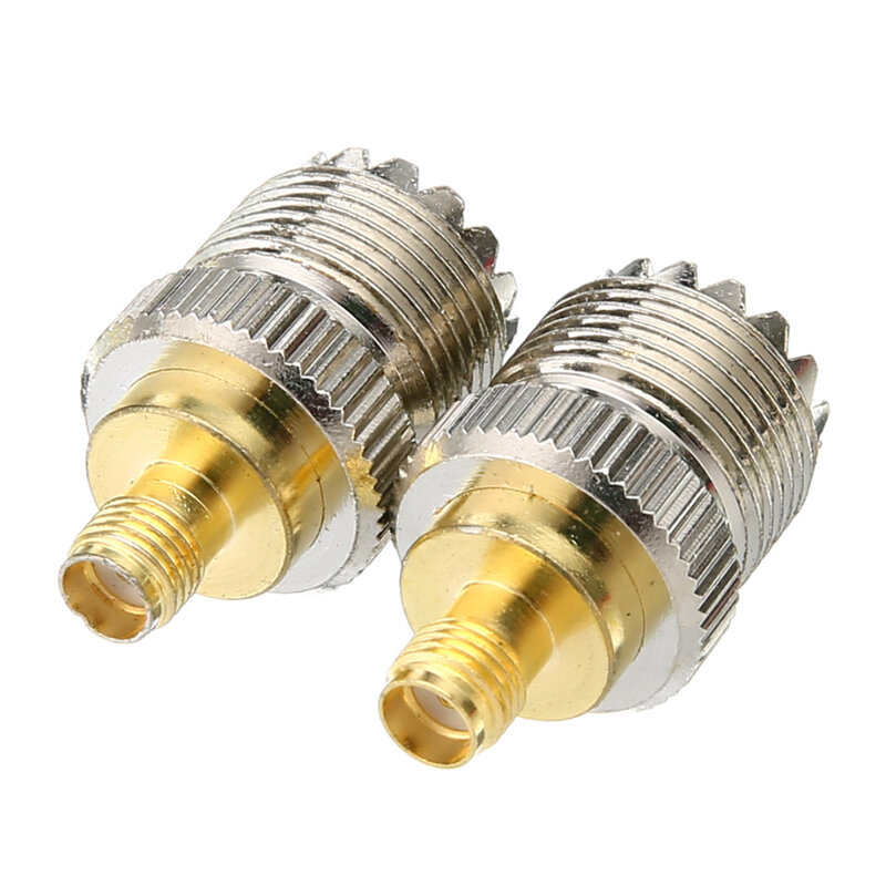 2pcs SMA Female to UHF Female RF Connector Adapter Cable SMA To UHF Antenna Adapter Fit For Baofeng UV-5R PX-777 PX-888