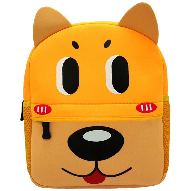 3D Cartoon Children Backpacks School Bags Baby Cut Toddler Kids Bag Neoprene Animal Backpack Kindergarten Bag Girl Boys 1-5Y