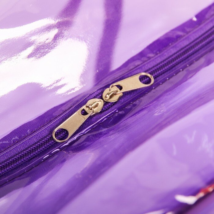 Набор сумок в роддом, 3 шт., цветной ПВХ, цвет фиолетовый   4697532