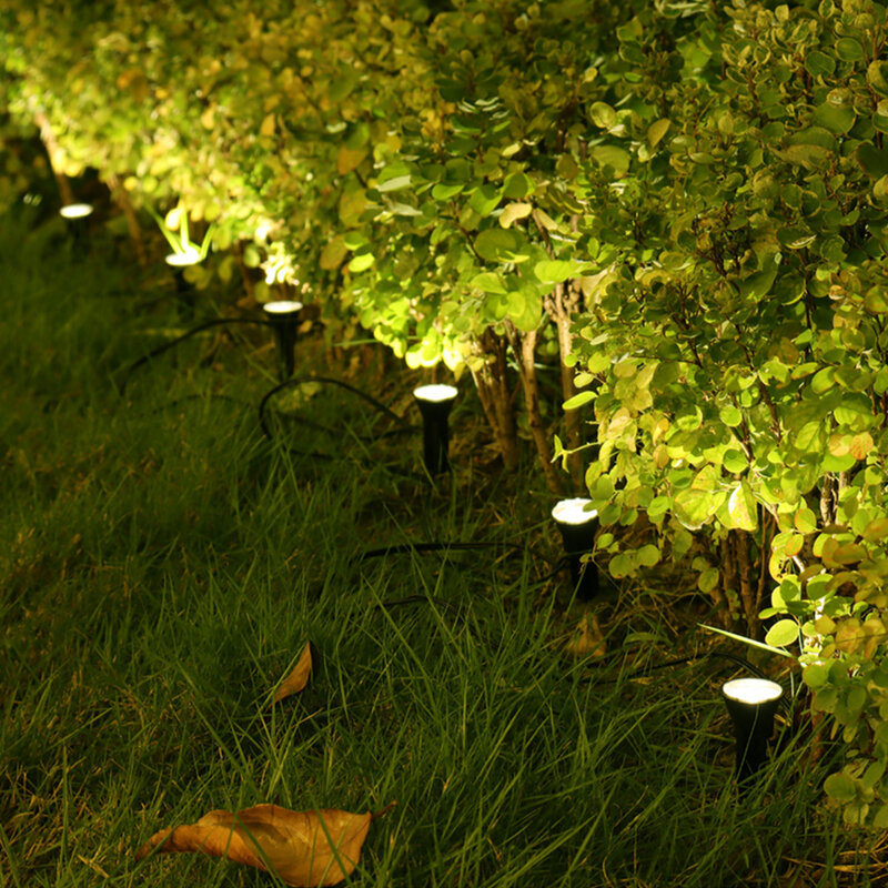 Solar Garden Light Waterproof LED Buried Lights 2 in 1 10 in 1 Outdoor Landscape Lighting for Yard Walkway Path Pool Decoration