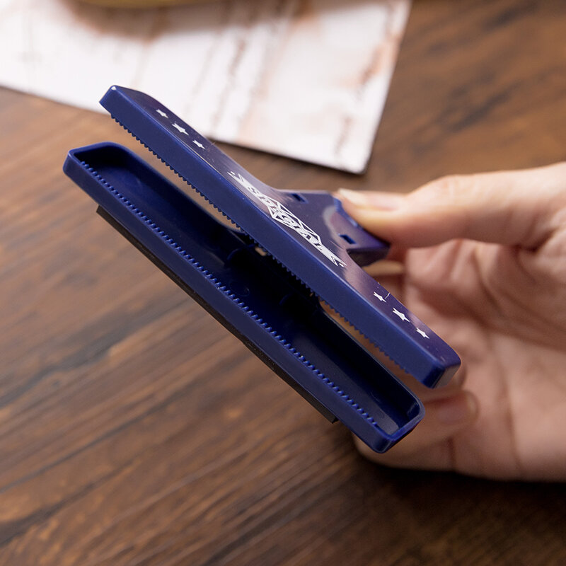 Design semplice 100mm plastica magnetica per ufficio carta per documenti raccoglitore Clip strumenti di utilità durevoli cartella per ricevute per ufficio