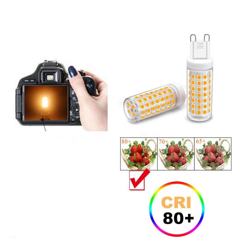 Bombilla LED especializada G9, 3W, 5W, 7W, 9W, 12W, 220V, lámpara led G9 SMD2835 G9, luz led de maíz, reemplazo de luz halógena de 30W, 40W, 50W, 70W y 80W