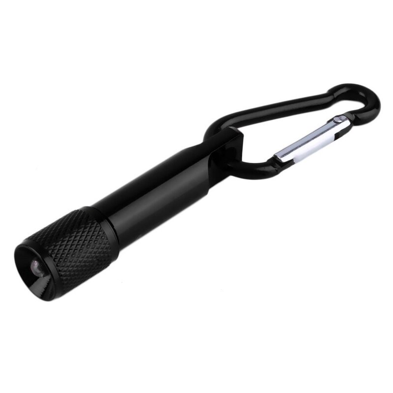 Mini Stylish LED Light Keychain Flashlight Waterproof Portable Lamp  Pocket Lantern Button Battery Torch Flashlight Outdoor Walk