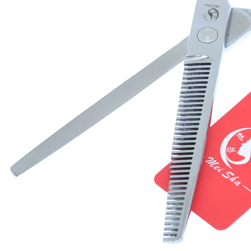 Meisha 7 cal zestaw nożyczek do włosów fryzjer wycinanie usuwanie nożyce japonia stal nożyczki fryzjerskie Salon strzyżenie narzędzia A0128A